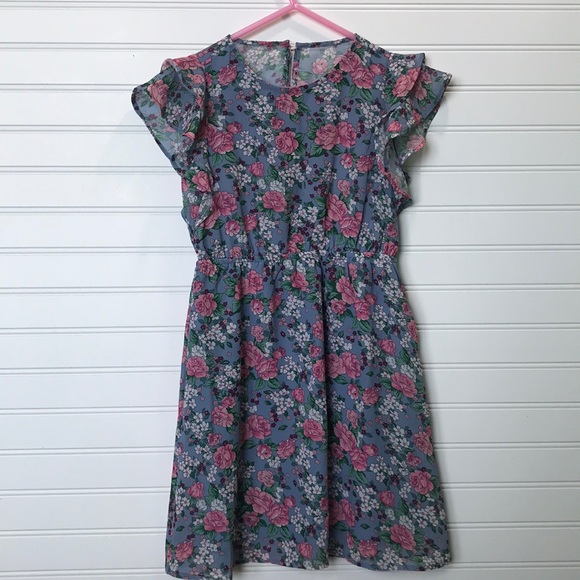 Kidpik Floral Dress Size XS (5/6) - Picture 1 of 7